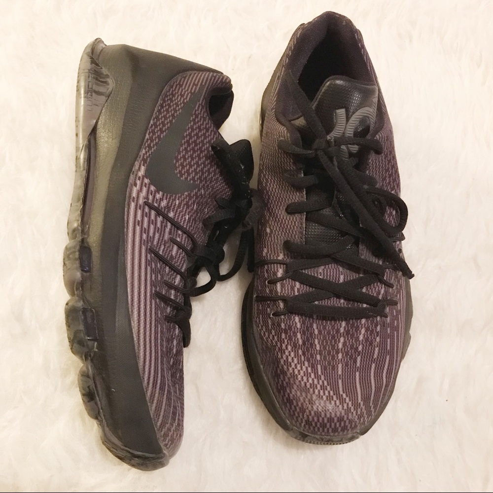 Nike KD 8 Blackout Sneakers Size 7